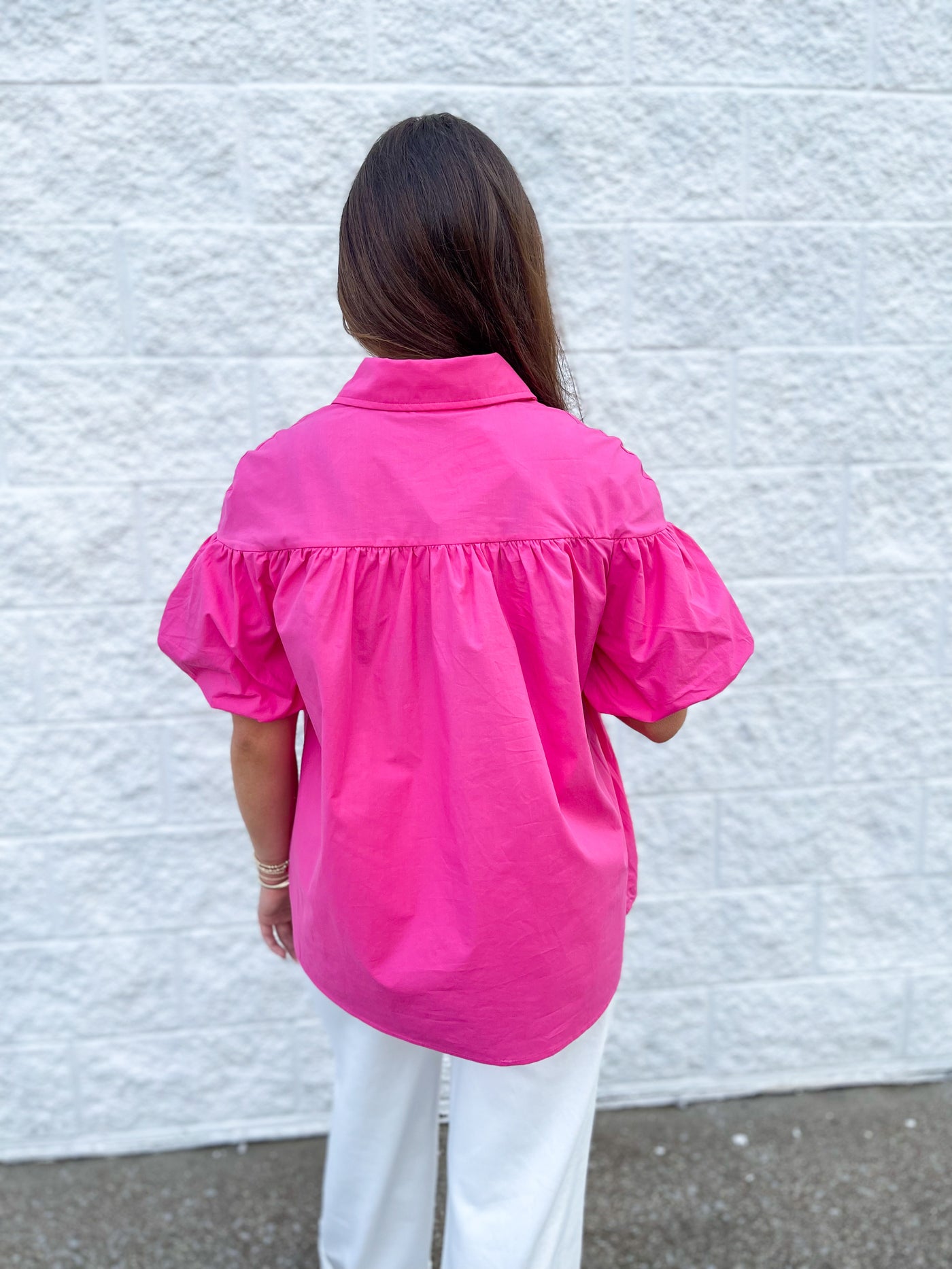 Pink Arnina Collared Top