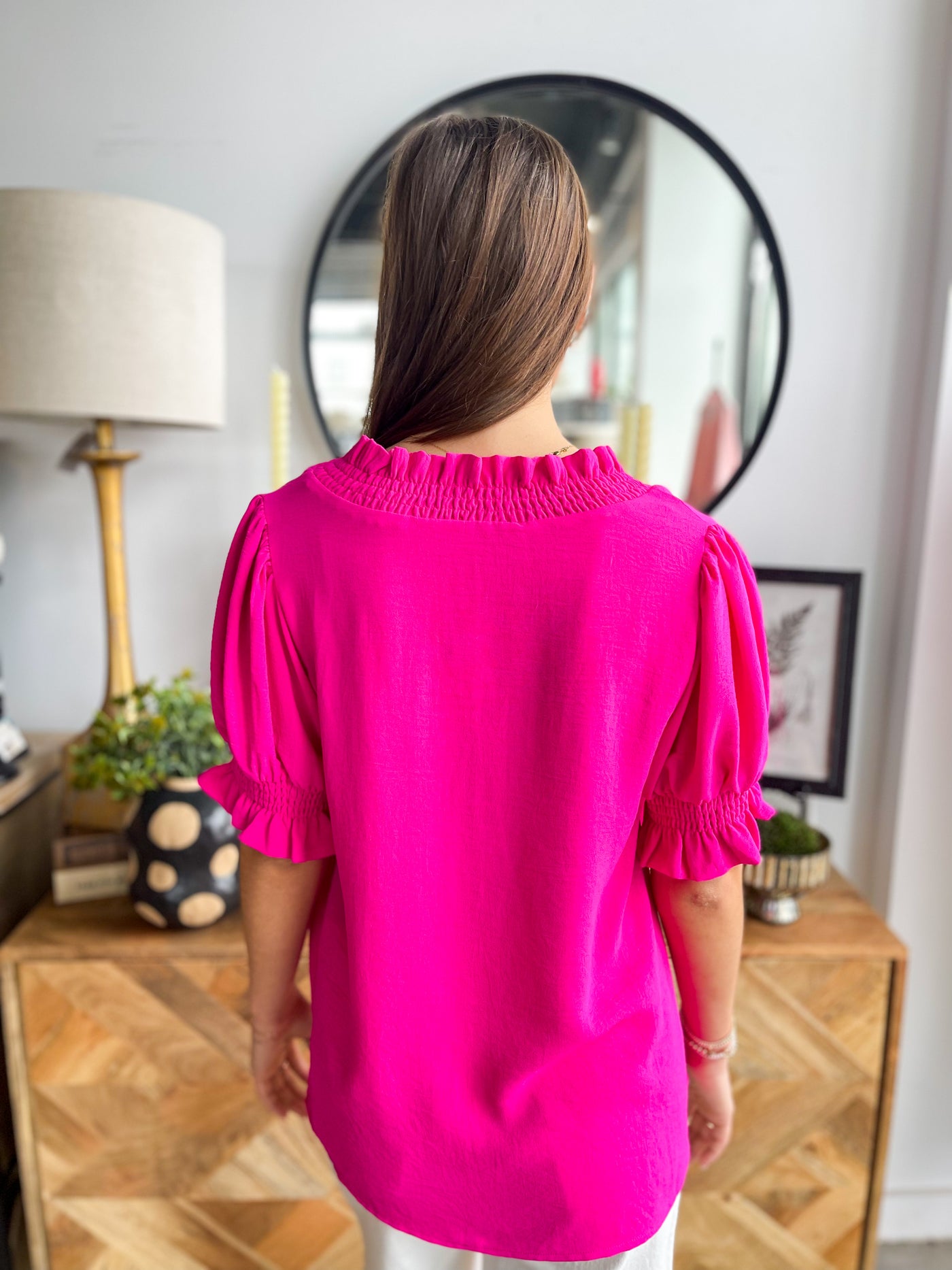 Hot Pink Sara Top