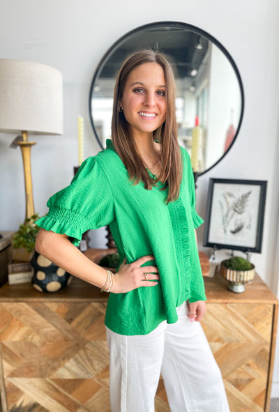 Kelly Green Sara Top