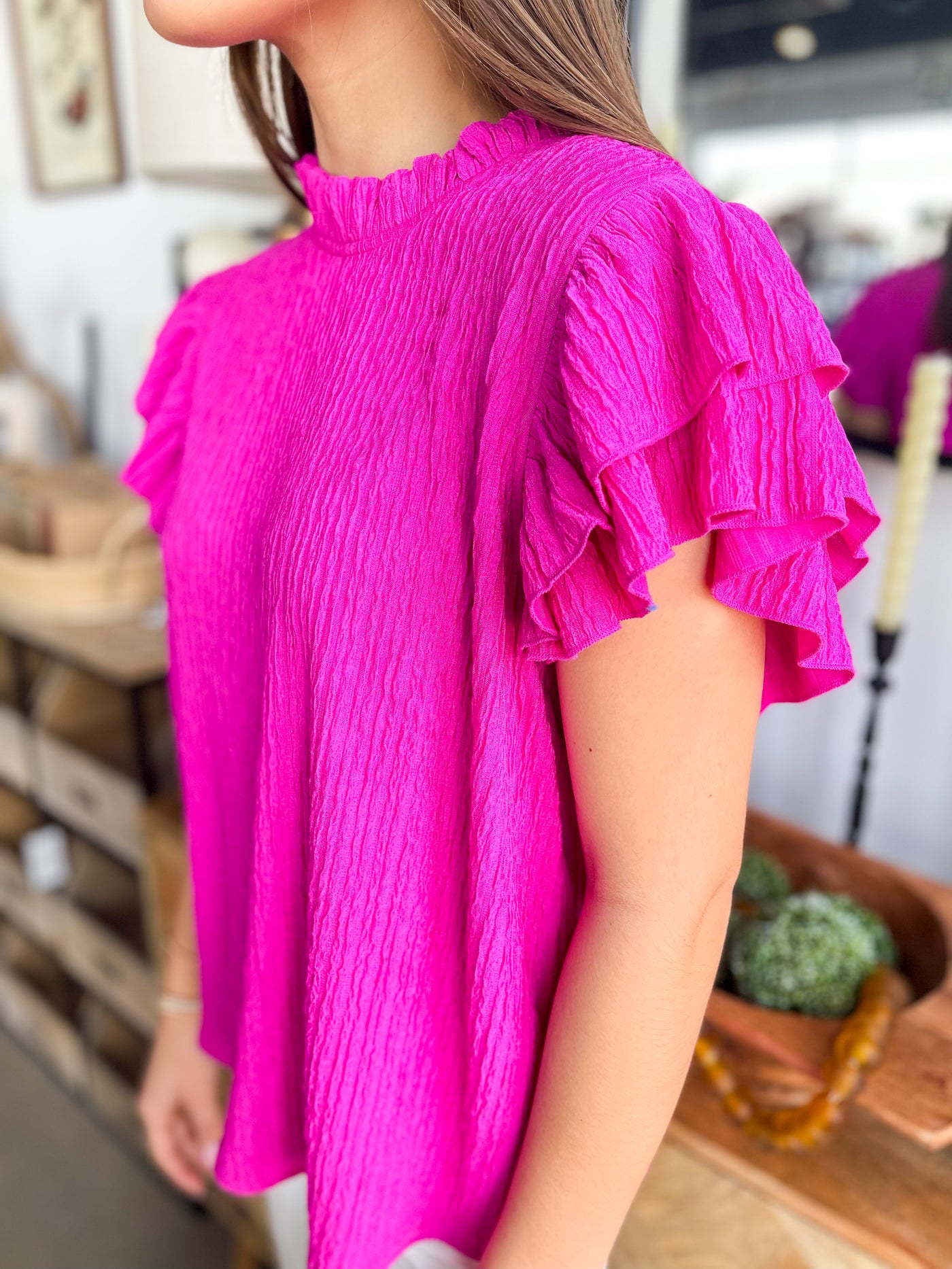 Fuchsia Grace Top