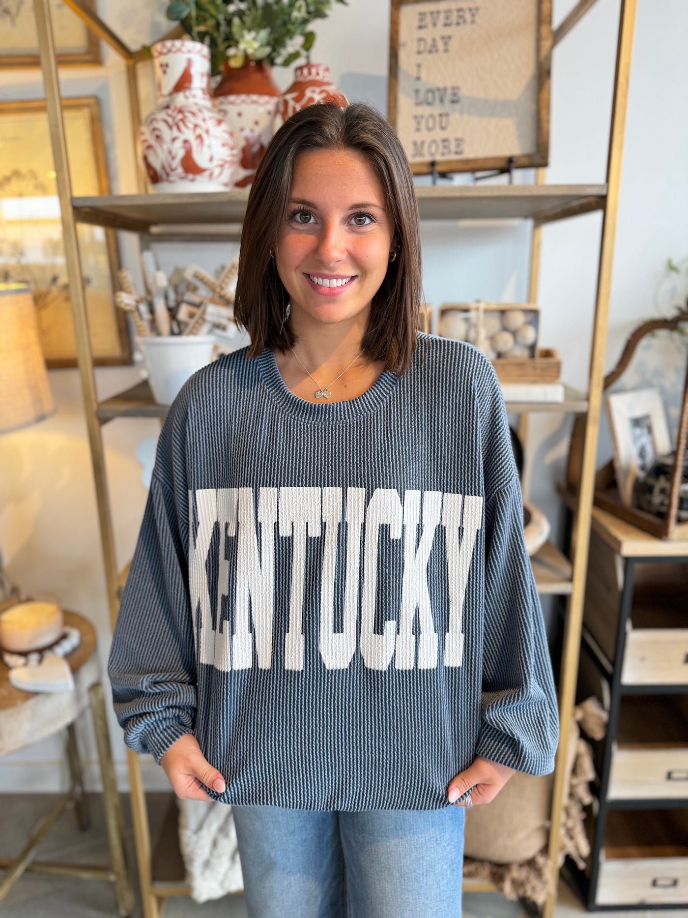 Kentucky Ribbed Graphic Sweatshirt