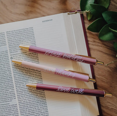 Rose Tone Pen Set