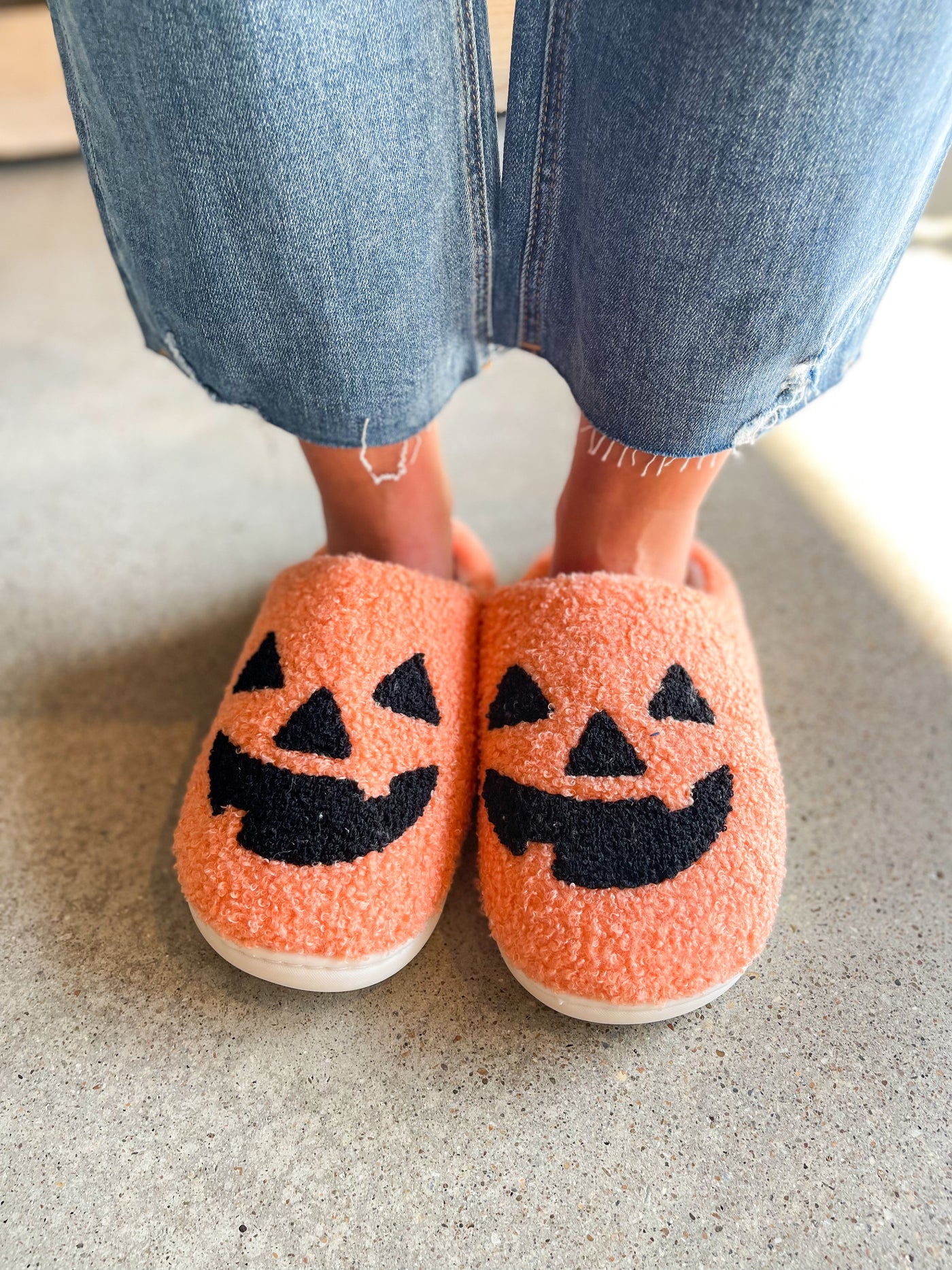 Jack O Lantern Slippers