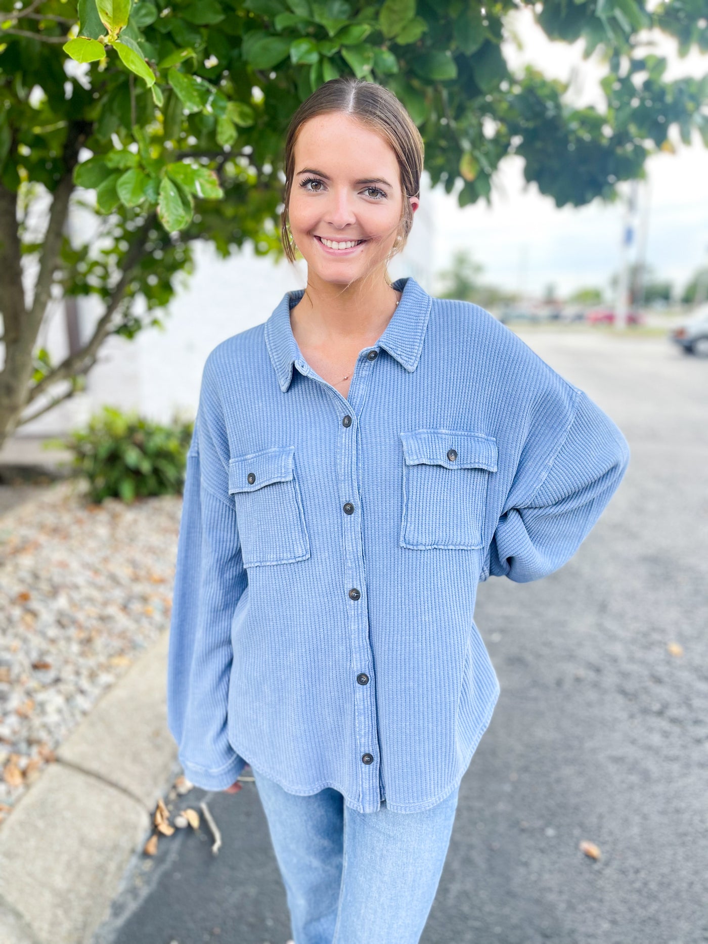 Blue Lara Top