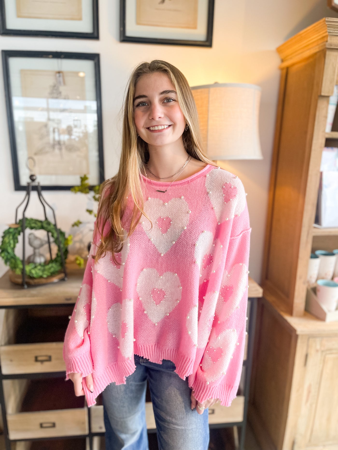 Peach love outlet sweater