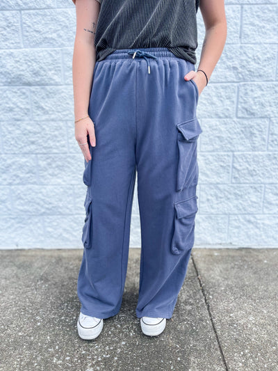 Easel Denim Bubble Pocket Pants