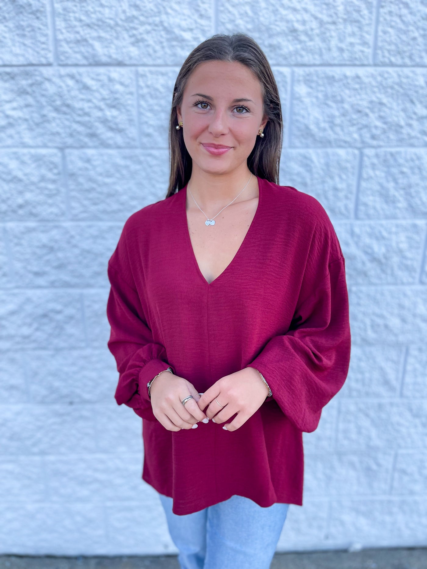 Burgundy Bella Top