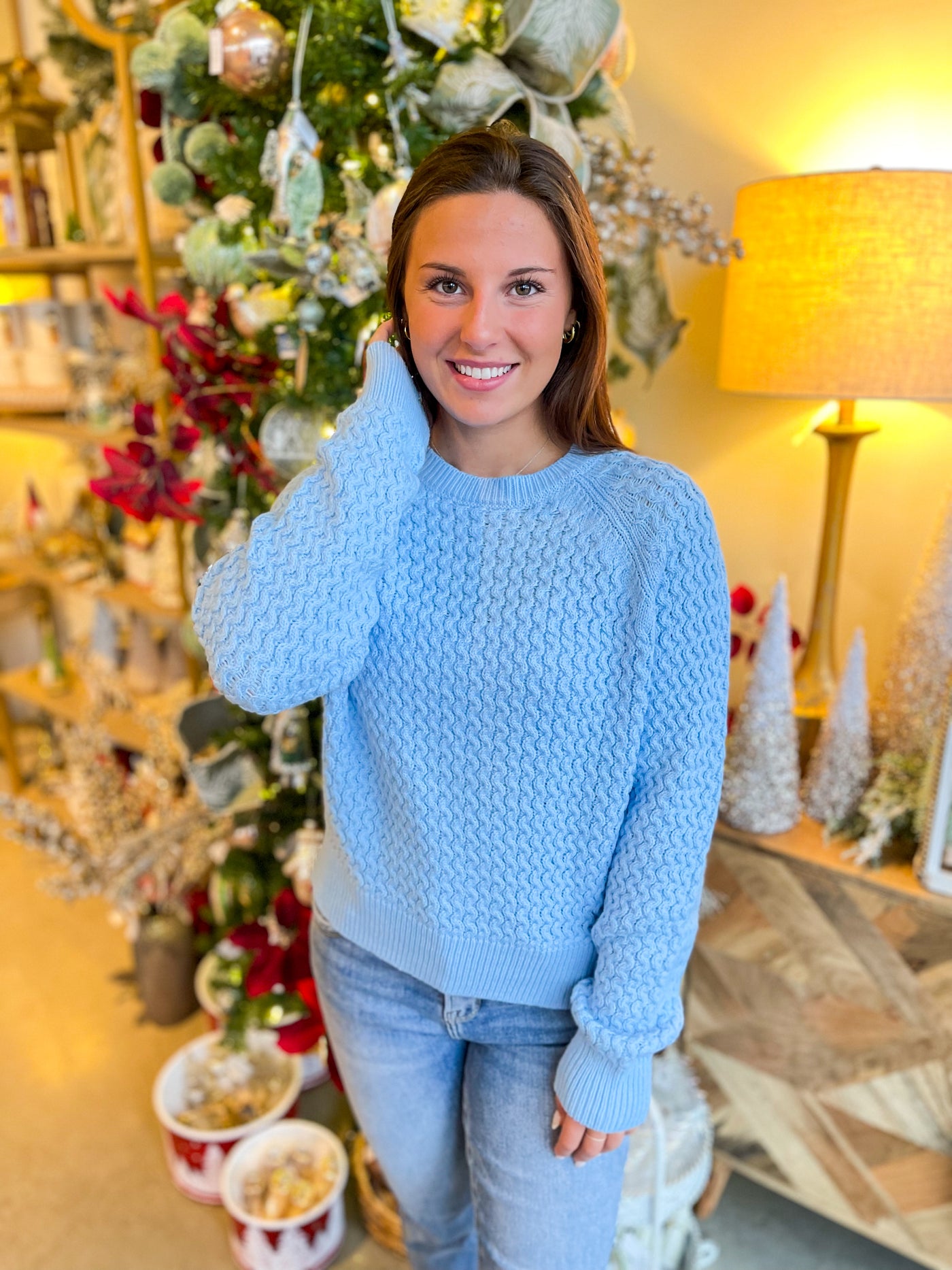 Baby Blue Marrieta Sweater