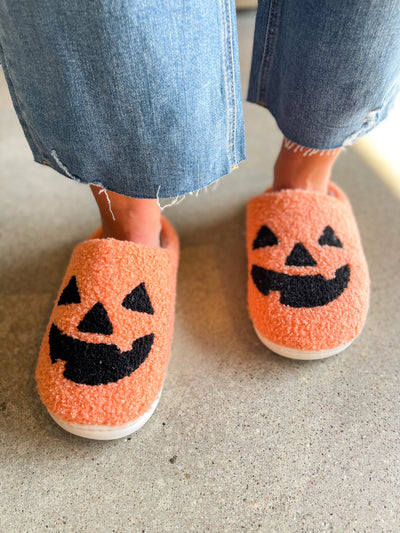 Jack O Lantern Slippers