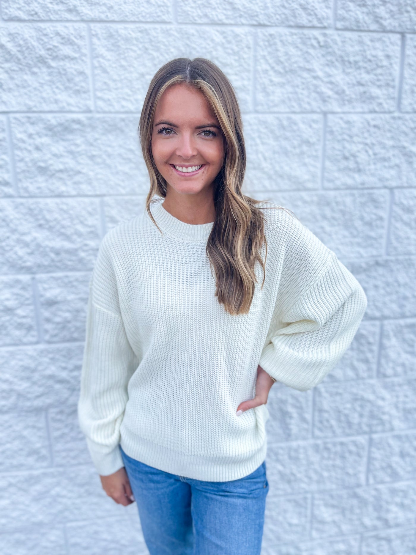 Cream Berkley Sweater