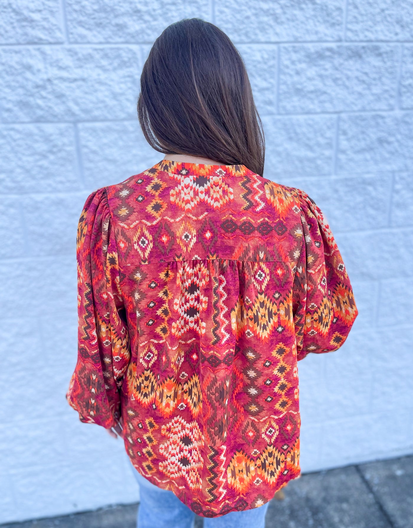 Easel Patterned Top