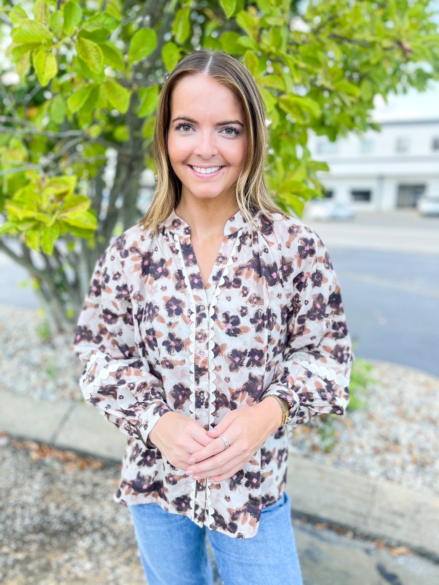 Taupe Kelsey Top