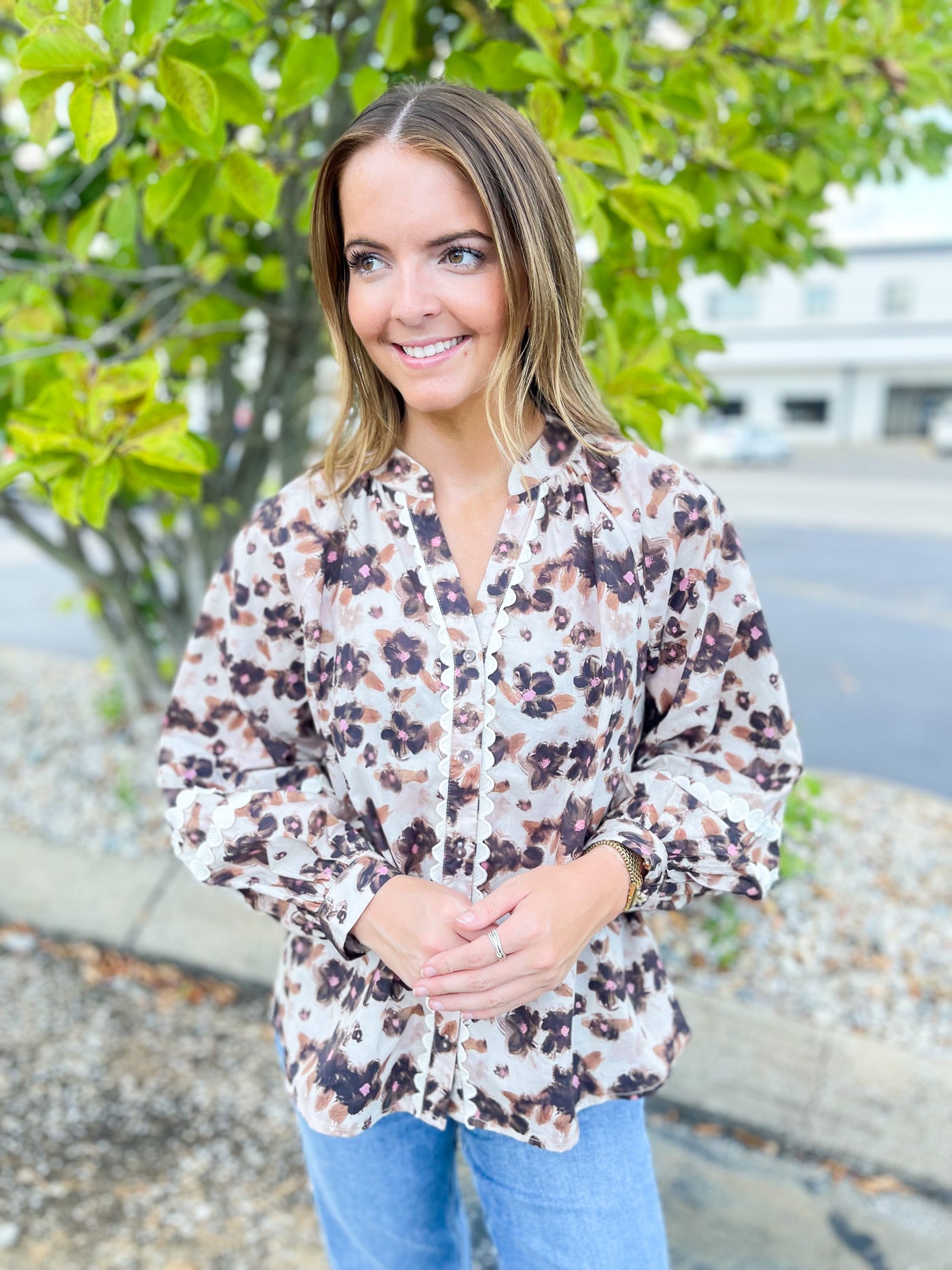 Taupe Kelsey Top