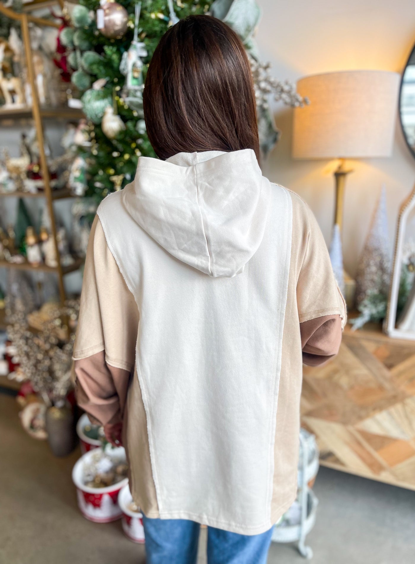 Coconut Milk Hooded Pullover