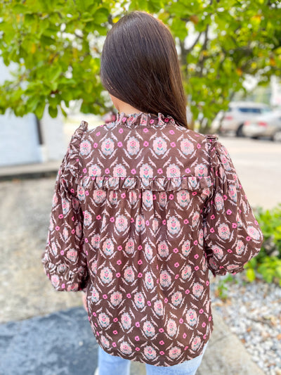 Brown Jane Top