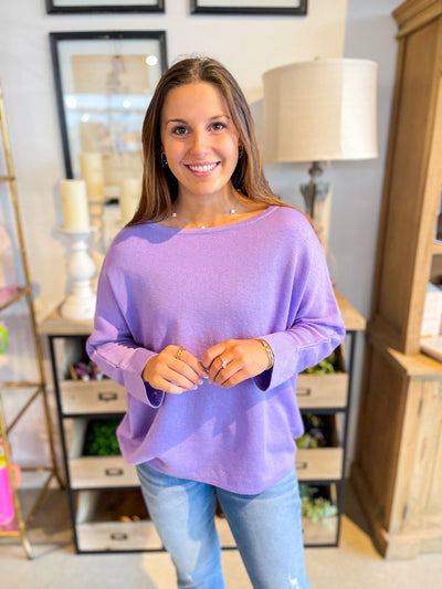 Lilac Soft Jessie Sweater