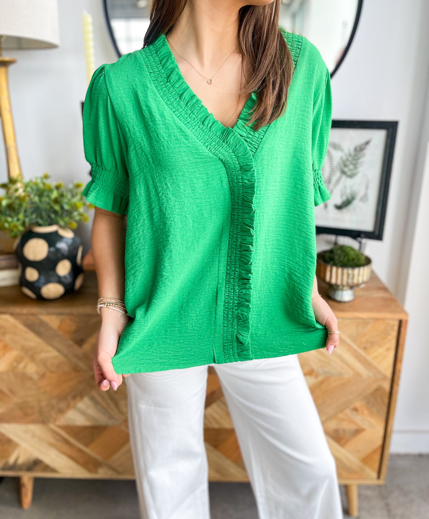 Kelly Green Sara Top