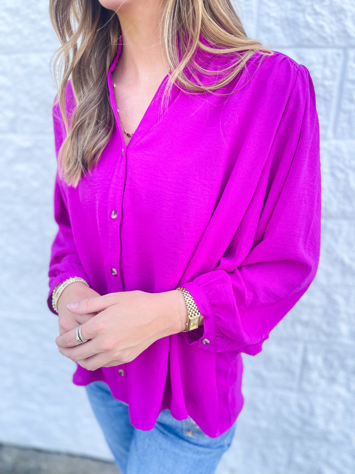 Magenta Molly Top