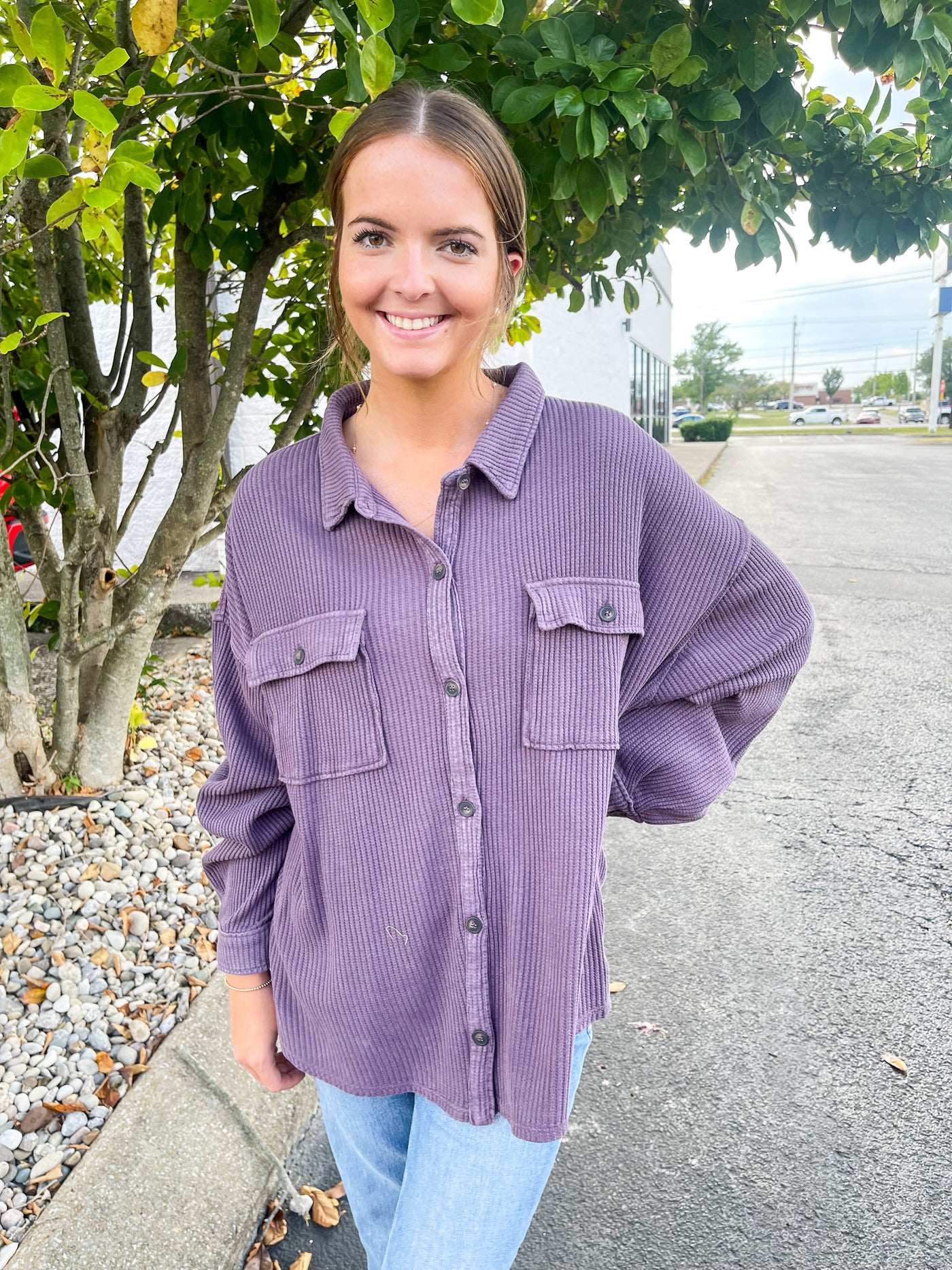 Plum Lara Top