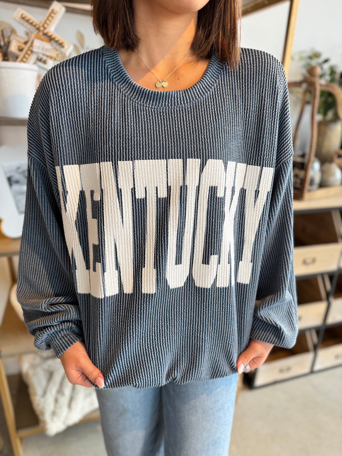 Kentucky Ribbed Graphic Sweatshirt