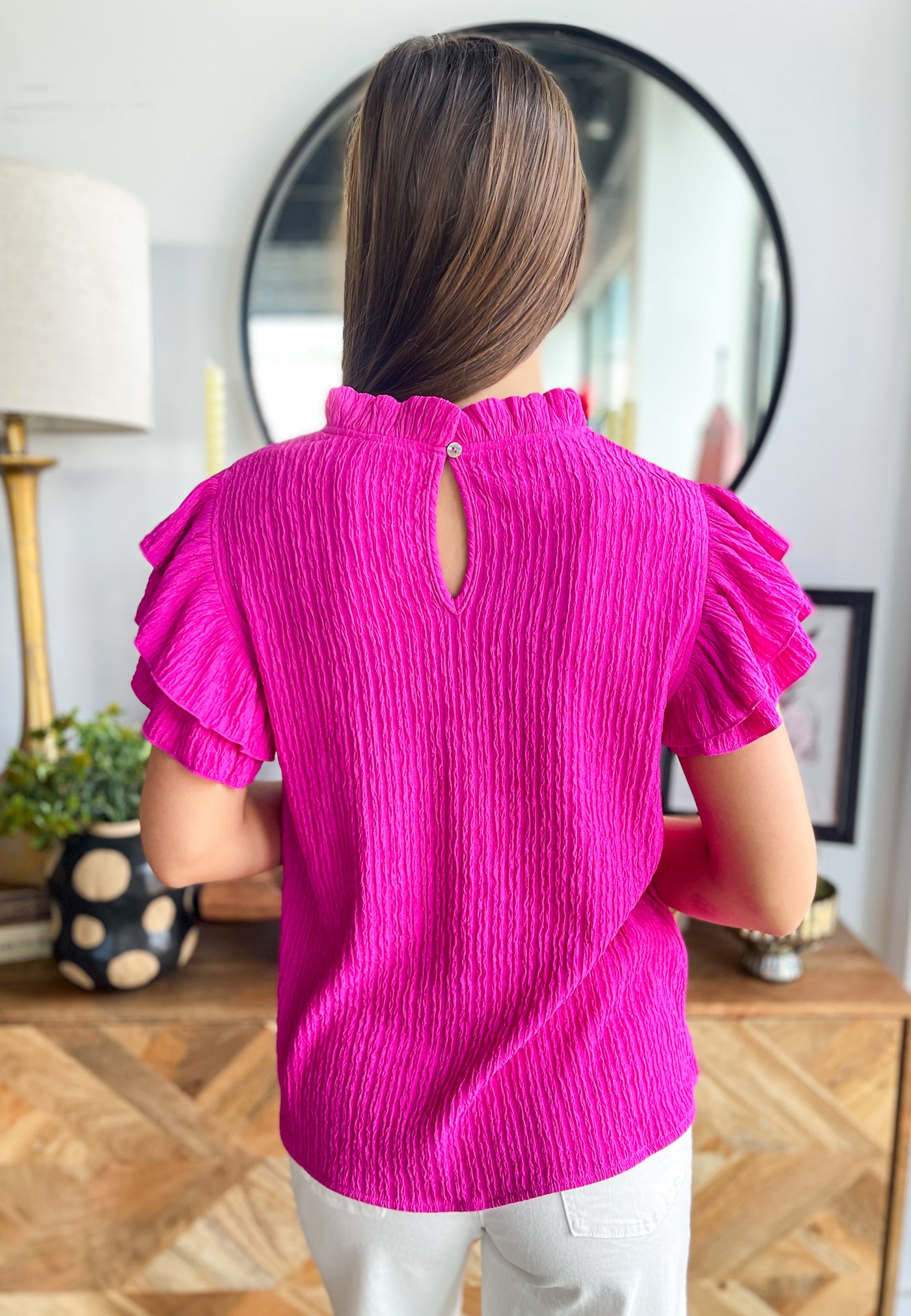 Fuchsia Grace Top