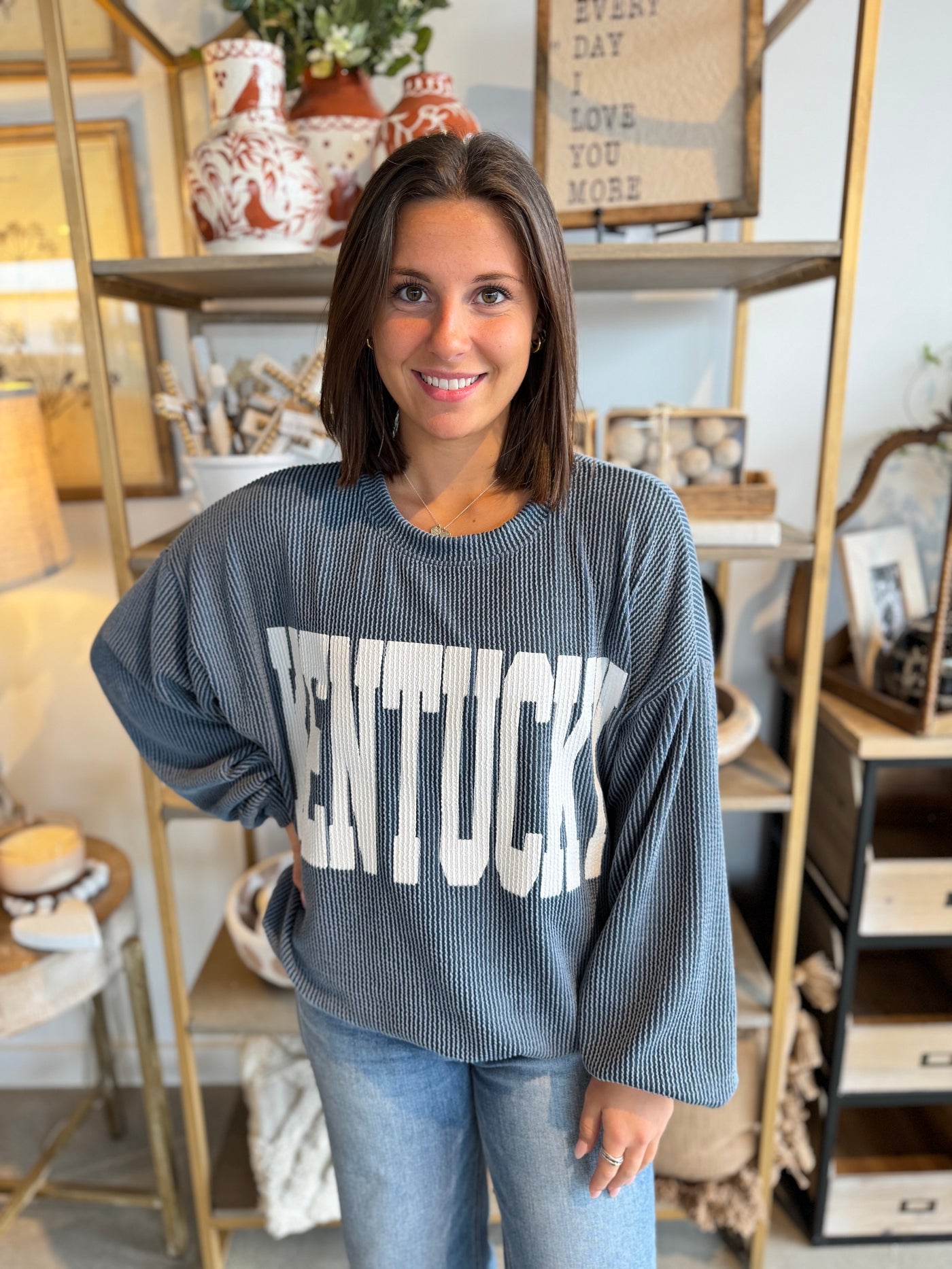 Kentucky Ribbed Graphic Sweatshirt