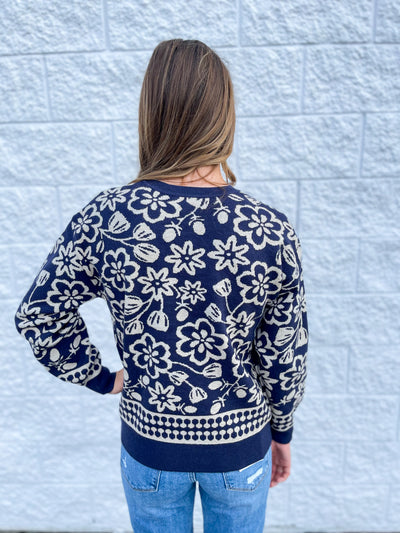 Navy Jena Sweater