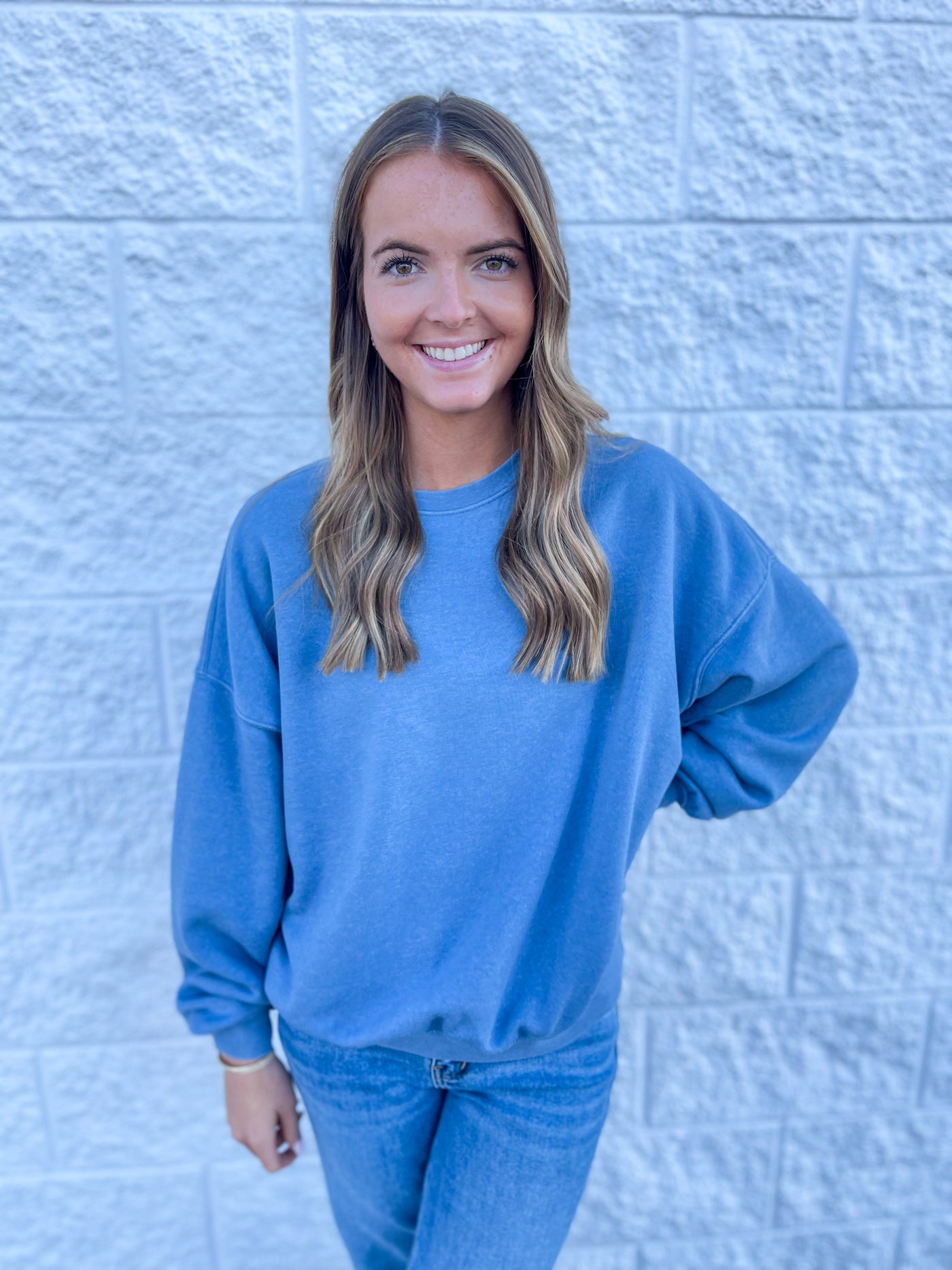 Blue Odelia Sweatshirt