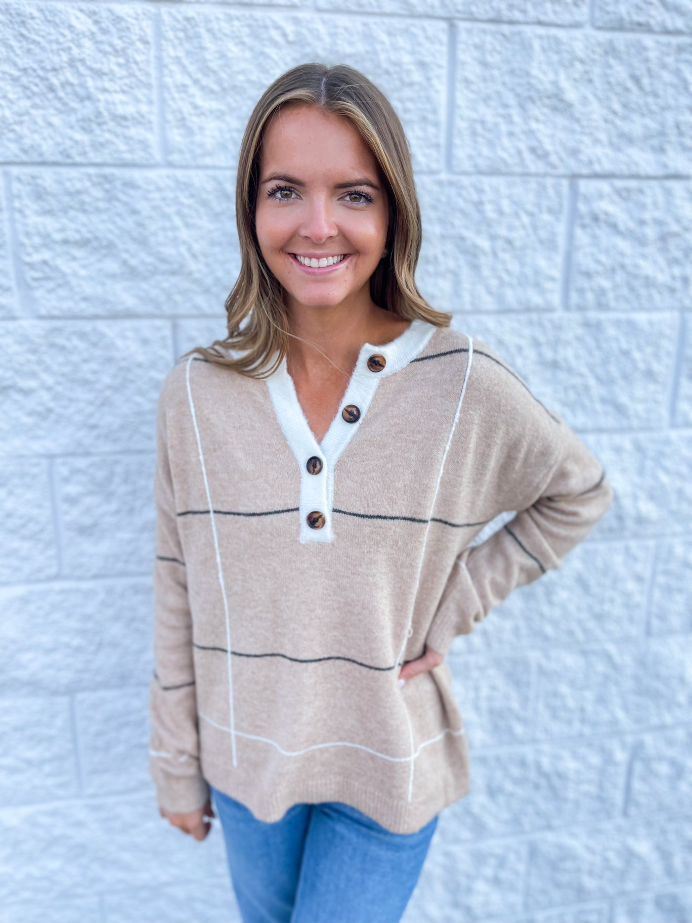 Natural Mattie Sweater