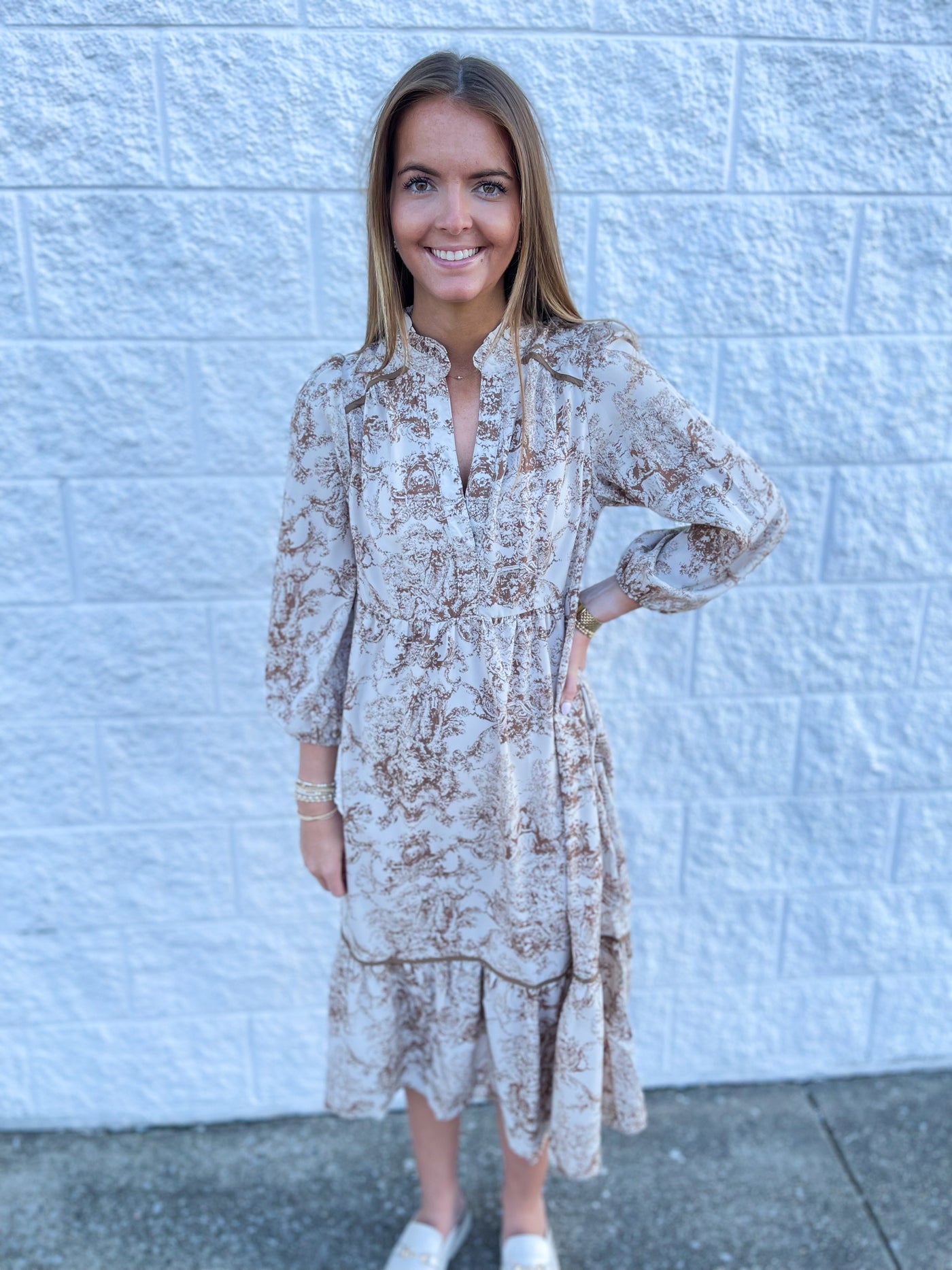 Umgee Brown Camdon Dress