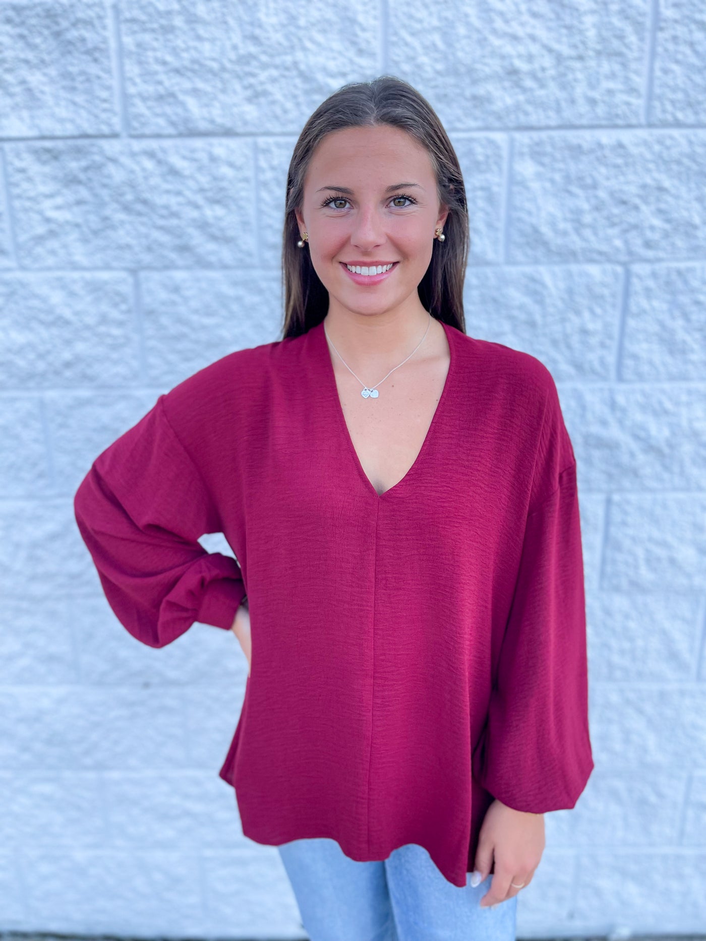 Burgundy Bella Top