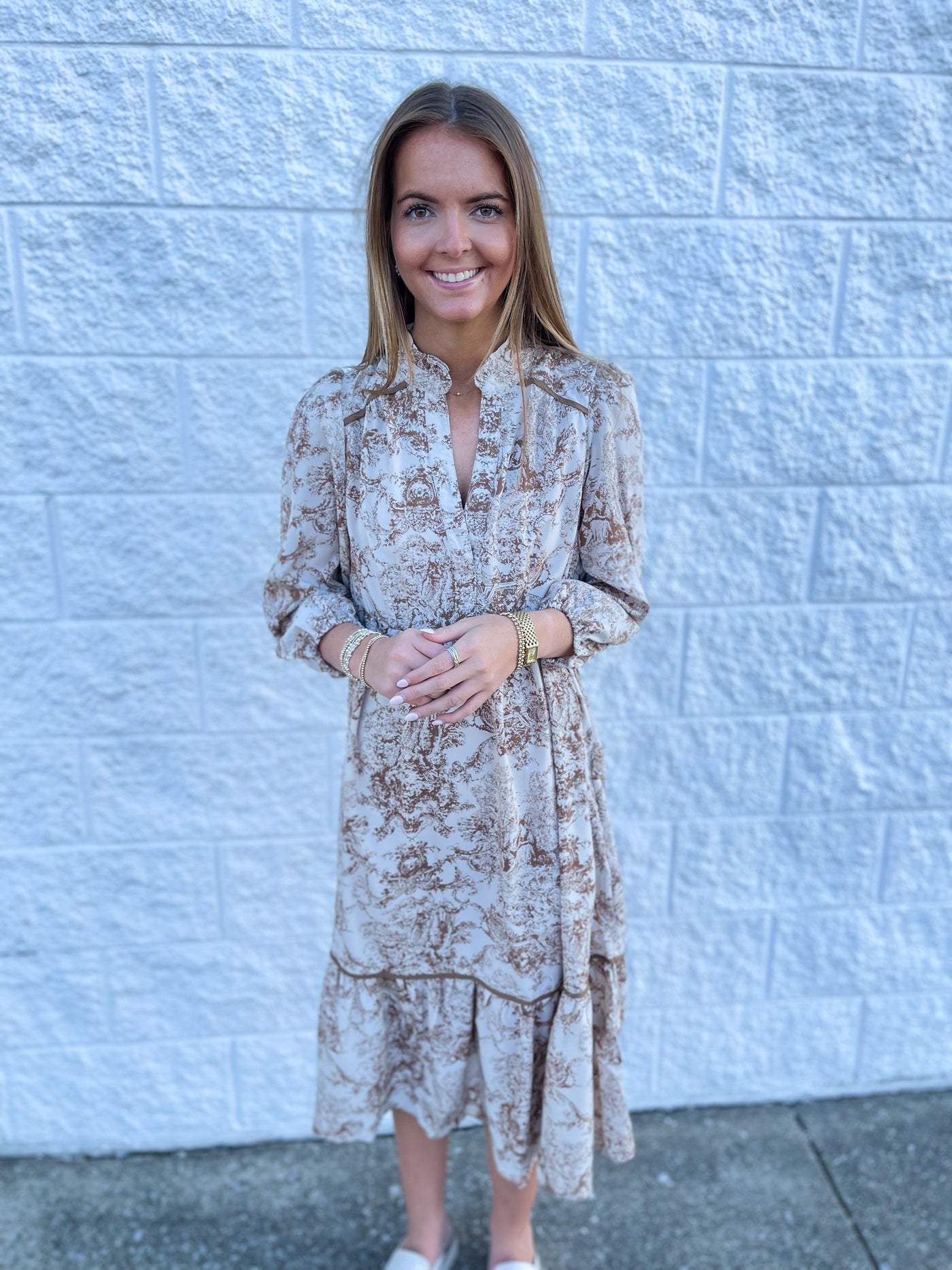 Umgee Brown Camdon Dress