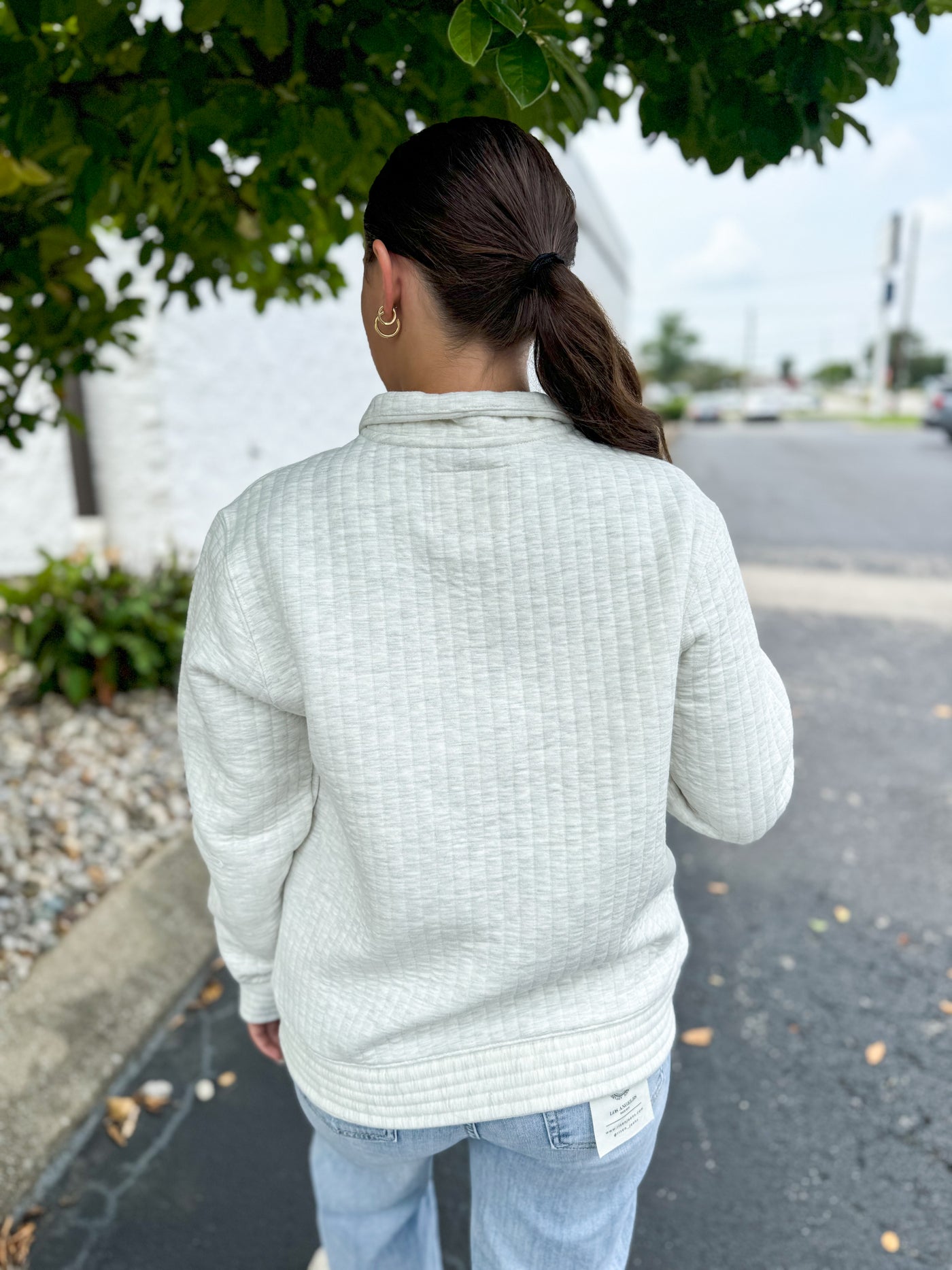 Ivory Heather Annalee Jacket