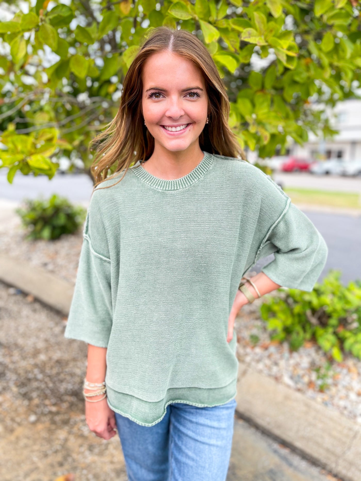 Juniper Half Sleeve Avery Sweater