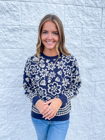 Navy Jena Sweater