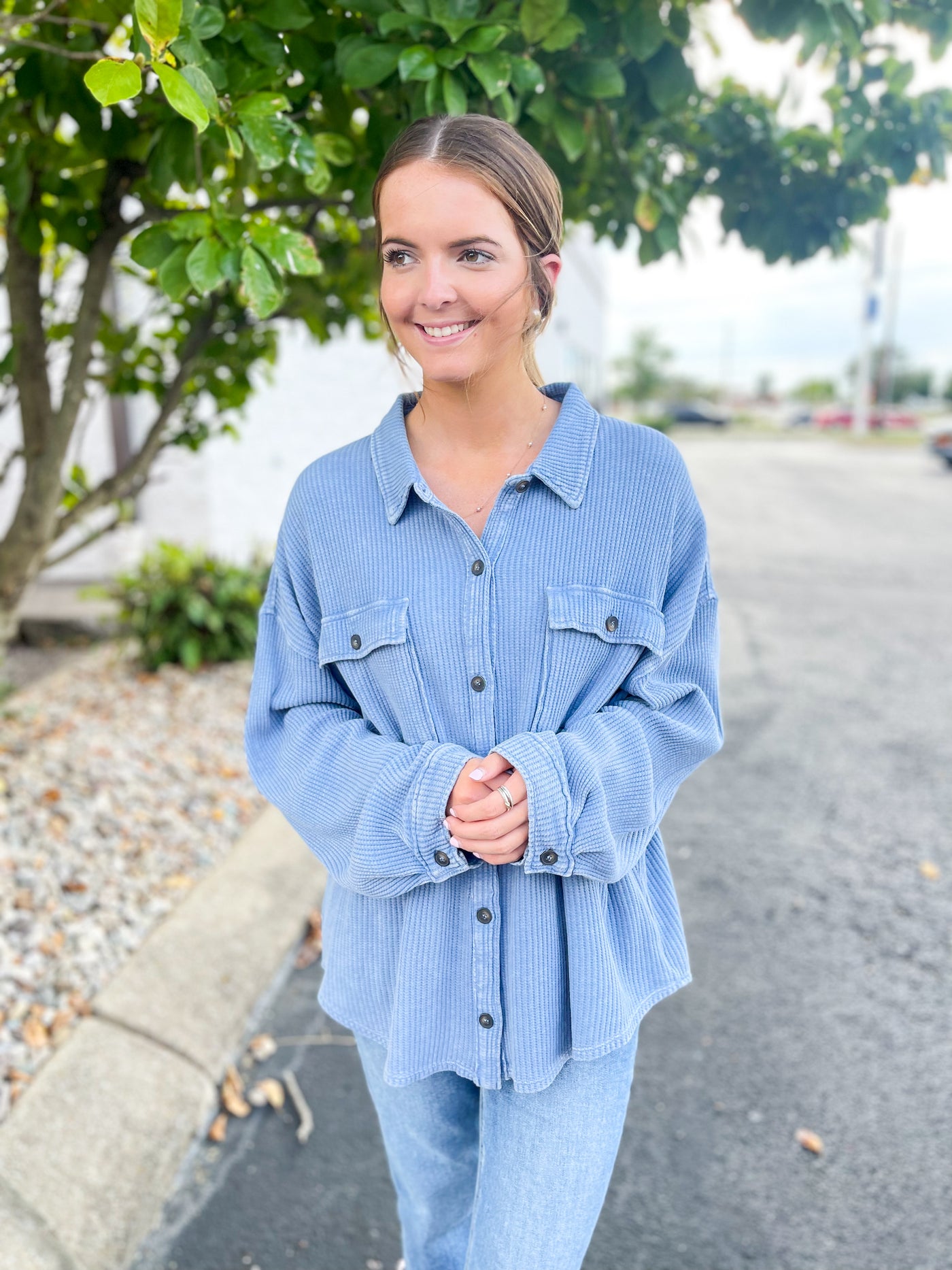 Blue Lara Top