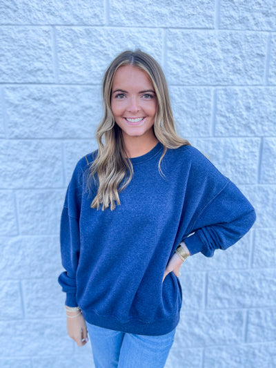 Navy Odelia Sweatshirt