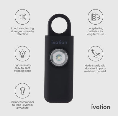 Ivation SOS Alarm Keychain