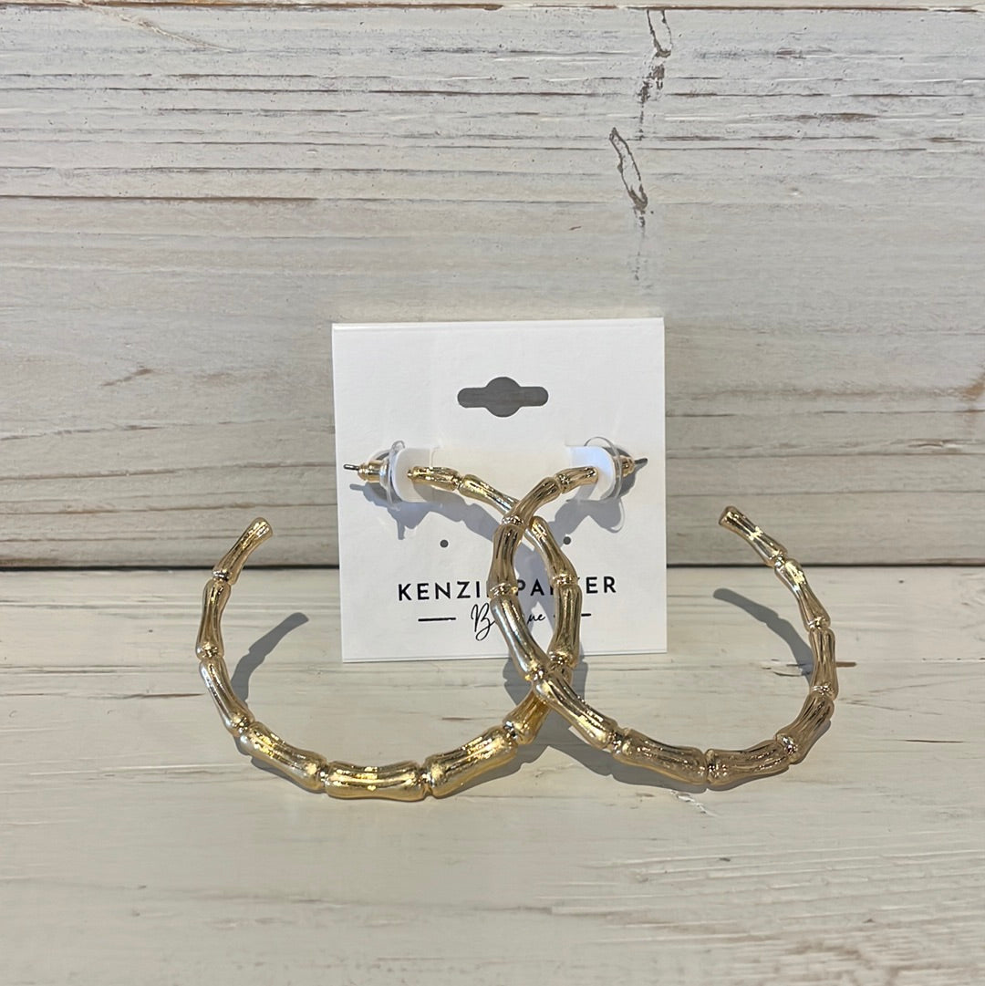 Meghan Bamboo Hoops